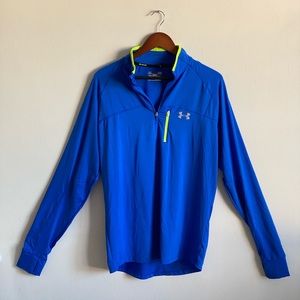 UNDER ARMOUR Long Sleeve Pullover L Blue